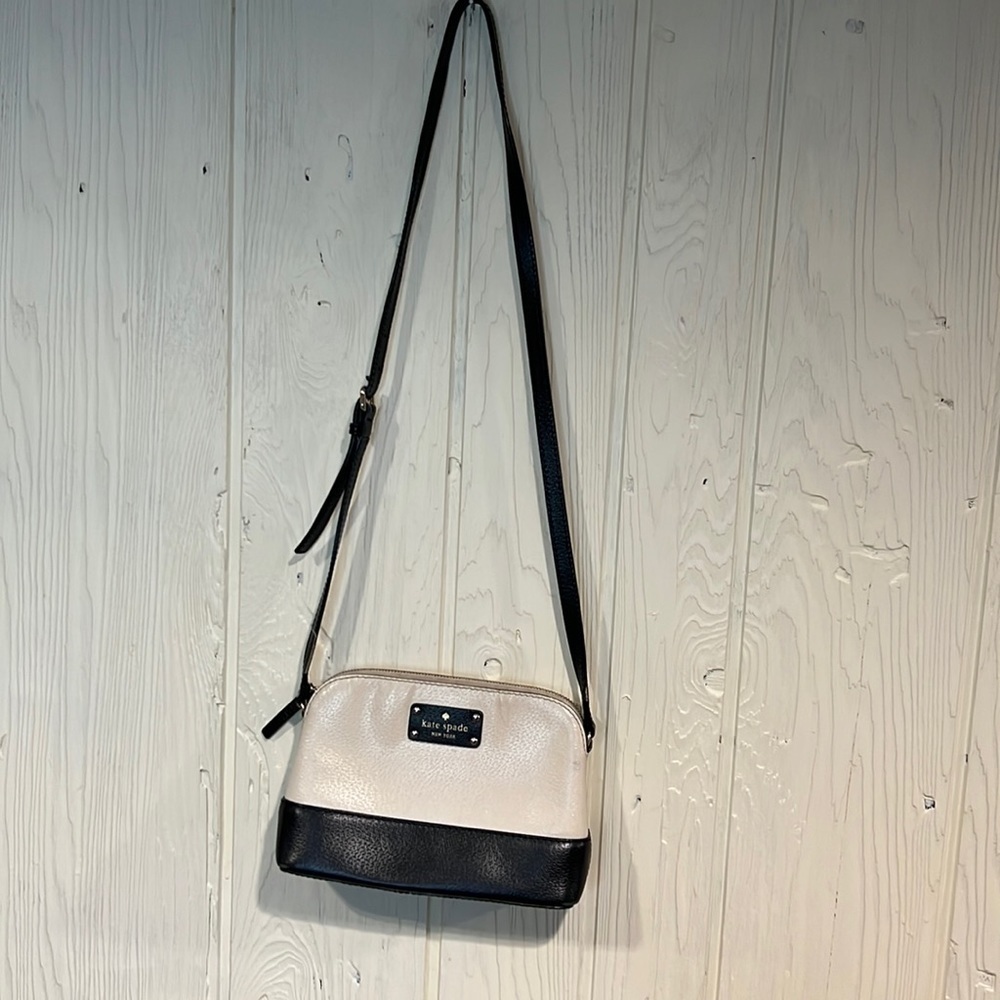 Kate Spade Tan and Black Crossbody Bag